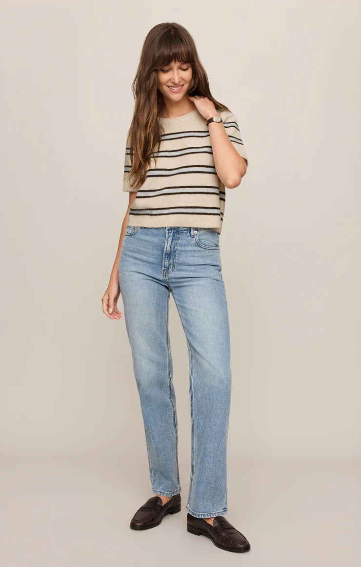 Z Supply Gatewood Stripe Sweater - Cream