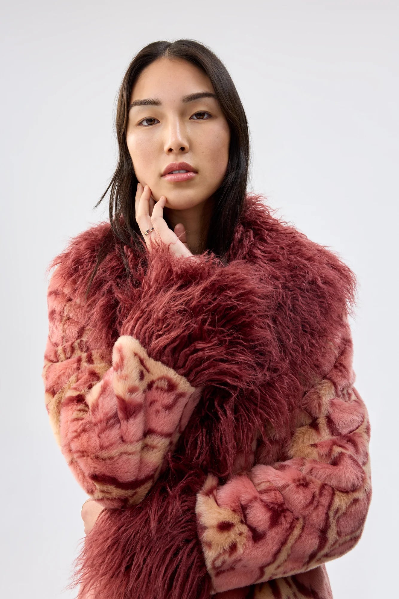 Unreal Fur Cuvée Rose Coat