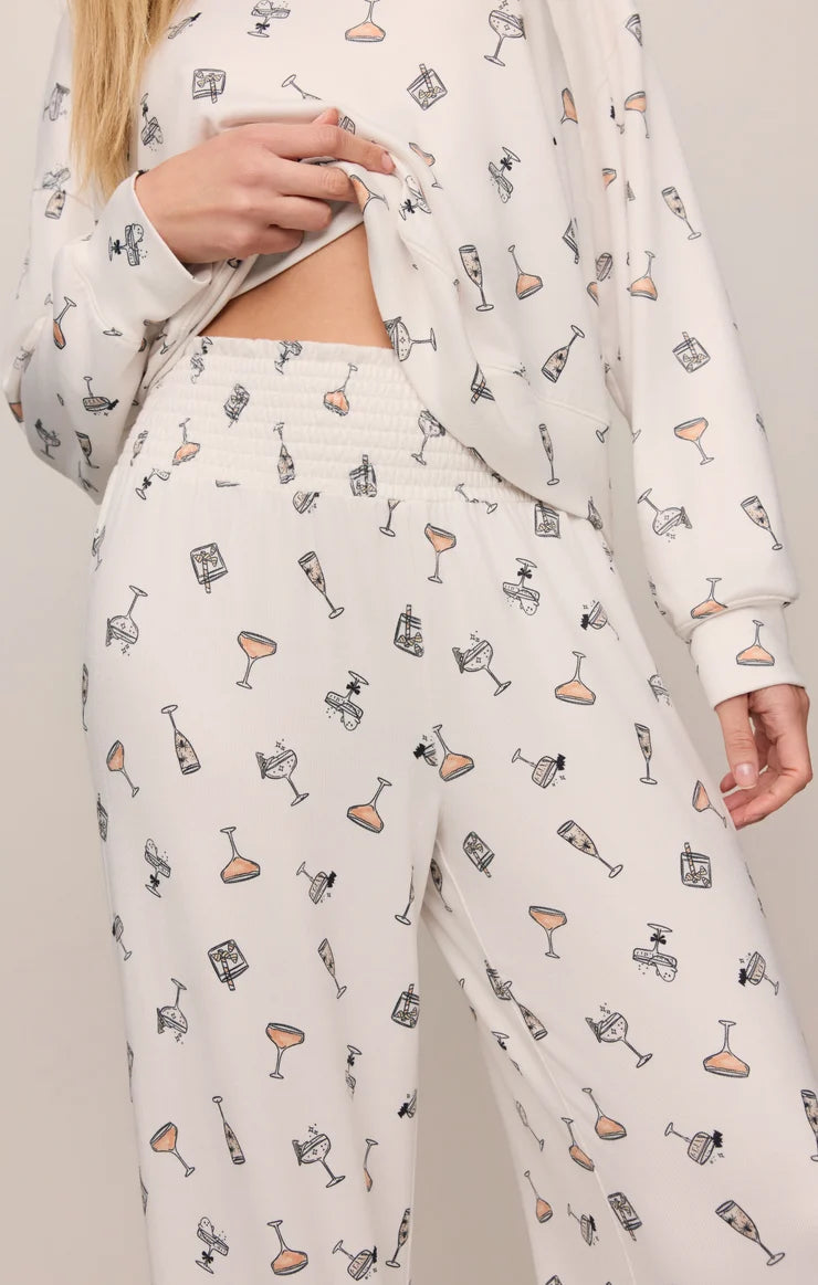 Z Supply Spooky Cocktails PJ Set