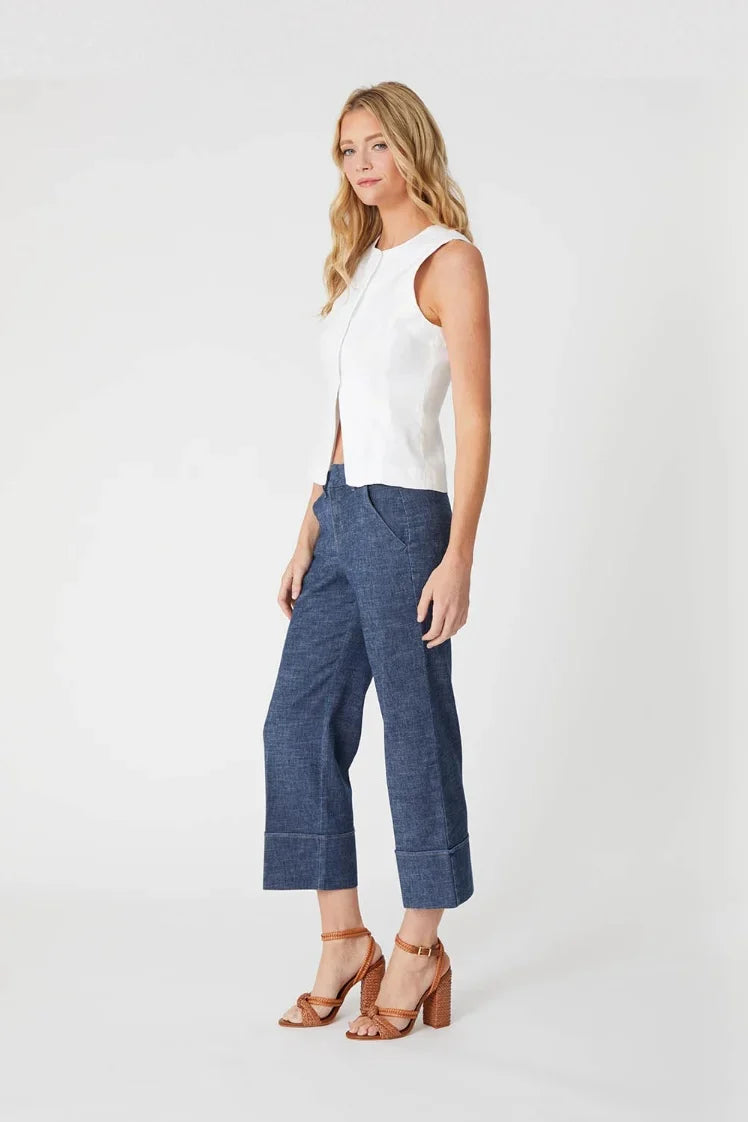 Level 99 Lauren Cropped Trouser