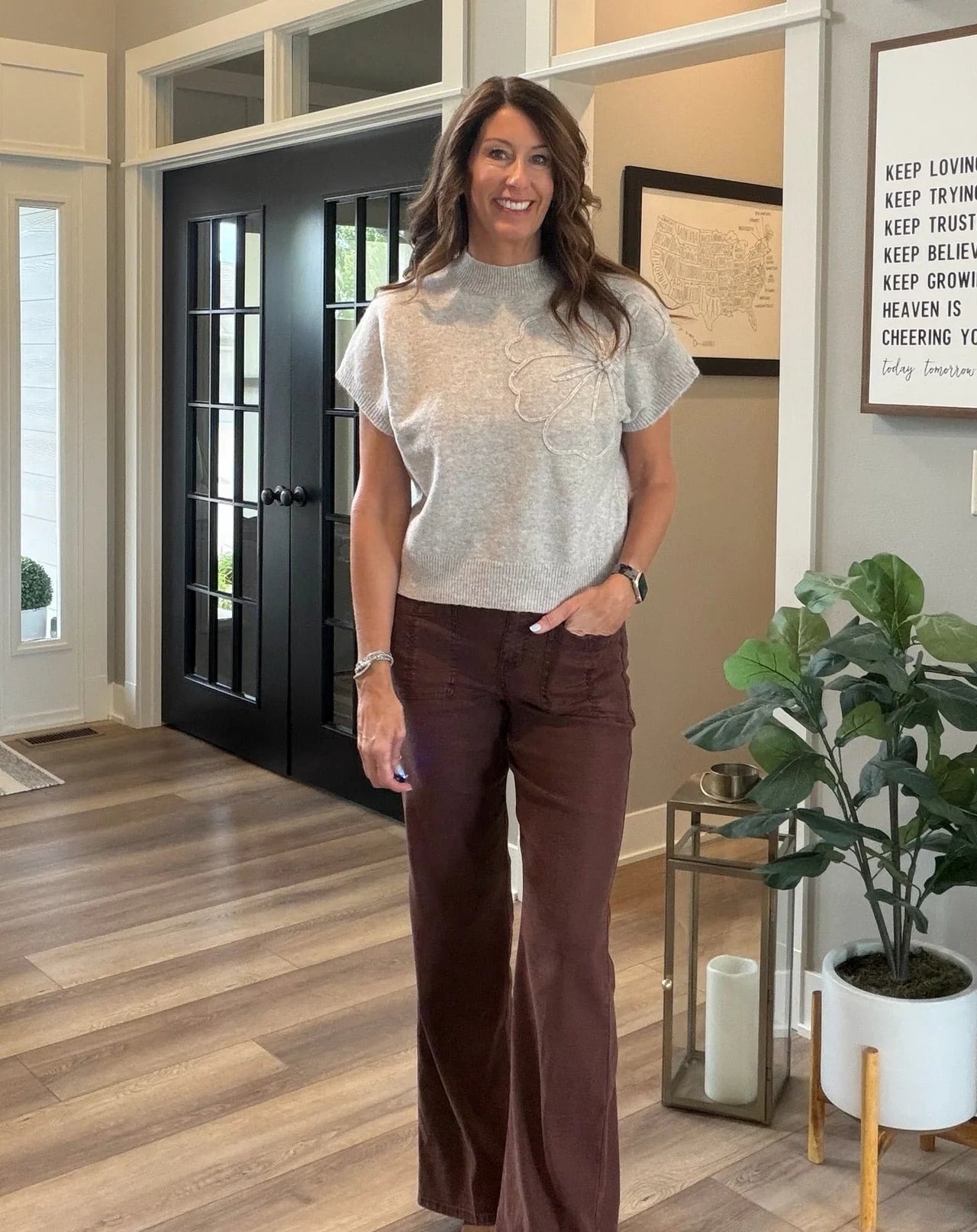Level 99 Sarah Pant - Chocolate