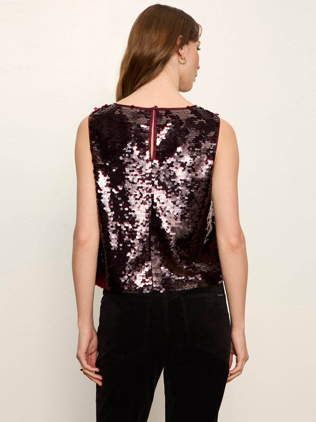 Sanctuary Pailette Sequin Top