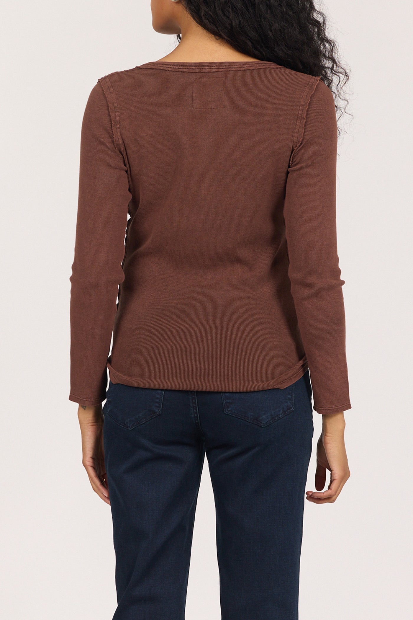 Dear John Edie Long Sleeve Top - Cappuccino