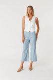 Level 99 Annabelle Wide Leg Pant Light Denim