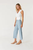 Level 99 Annabelle Wide Leg Pant Light Denim