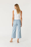 Level 99 Annabelle Wide Leg Pant Light Denim