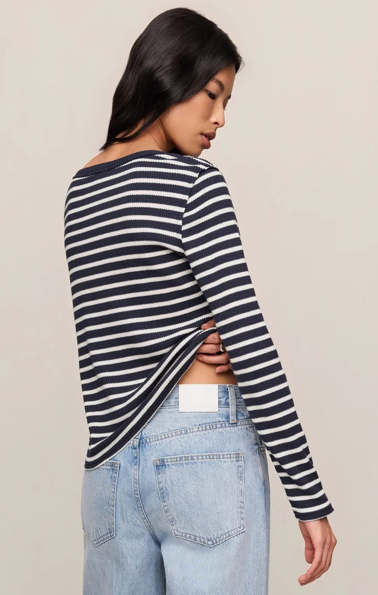 Z Supply Arlet Stripe Thermal Top