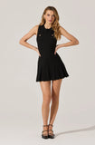 ASTR Pleated Skirt Mini Dress