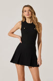 ASTR Pleated Skirt Mini Dress