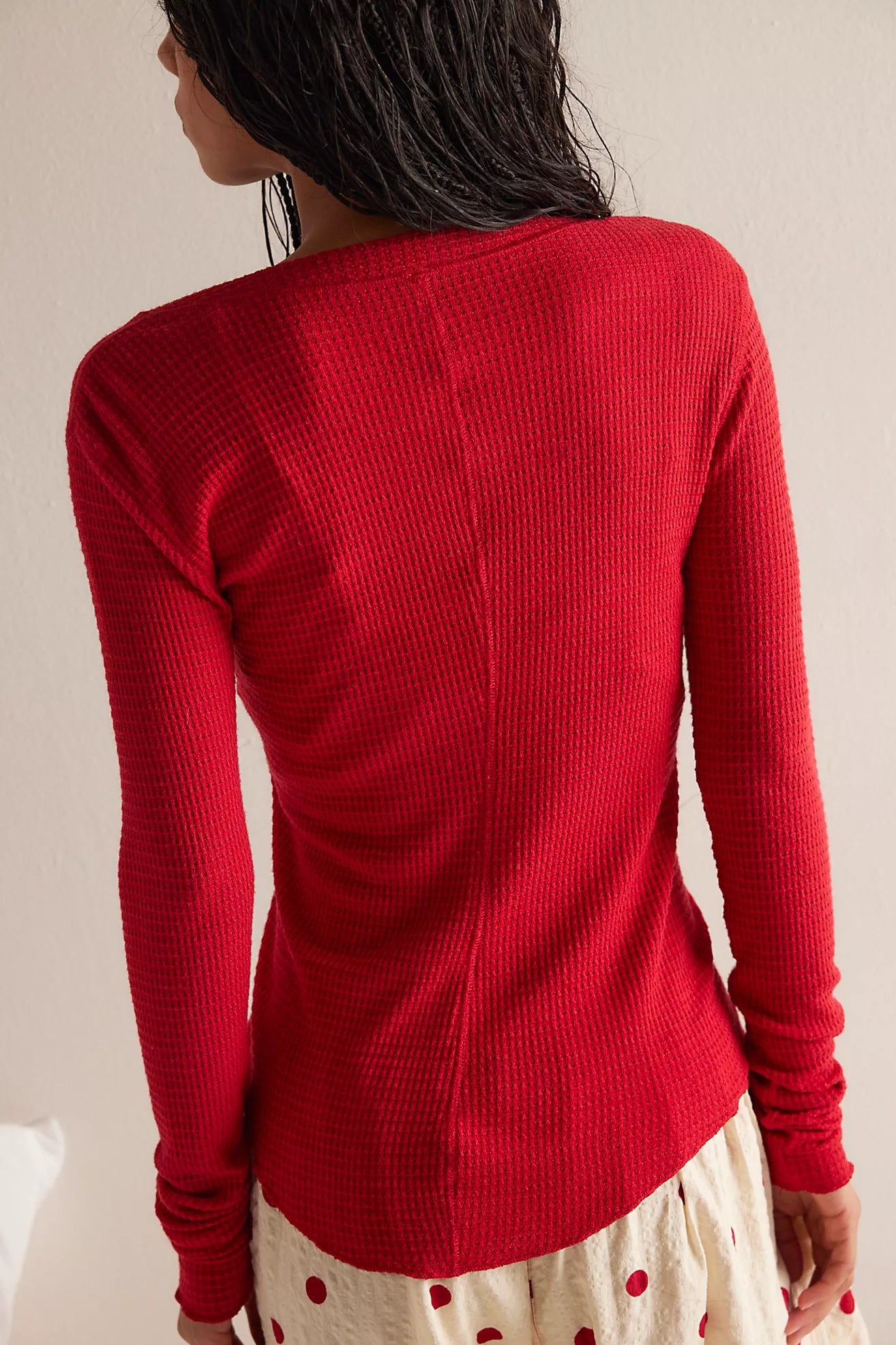 Free People Going Places Top - Cherry