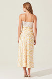 ASTR Ivanna Yellow Floral Dress