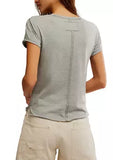 Free People Surf Tee Grey