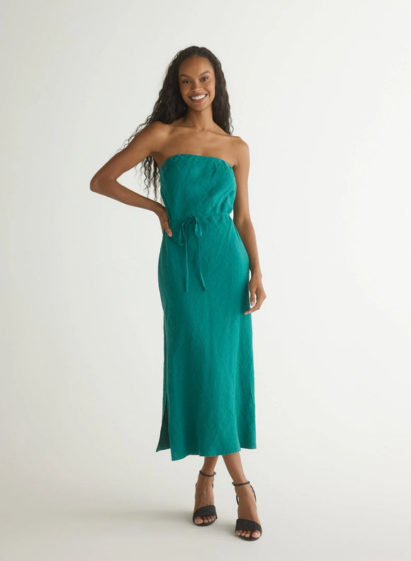Bella Dahl Strapless Bias Maxi Dress