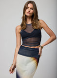 Stillwater Mesh New Length Tank - Night