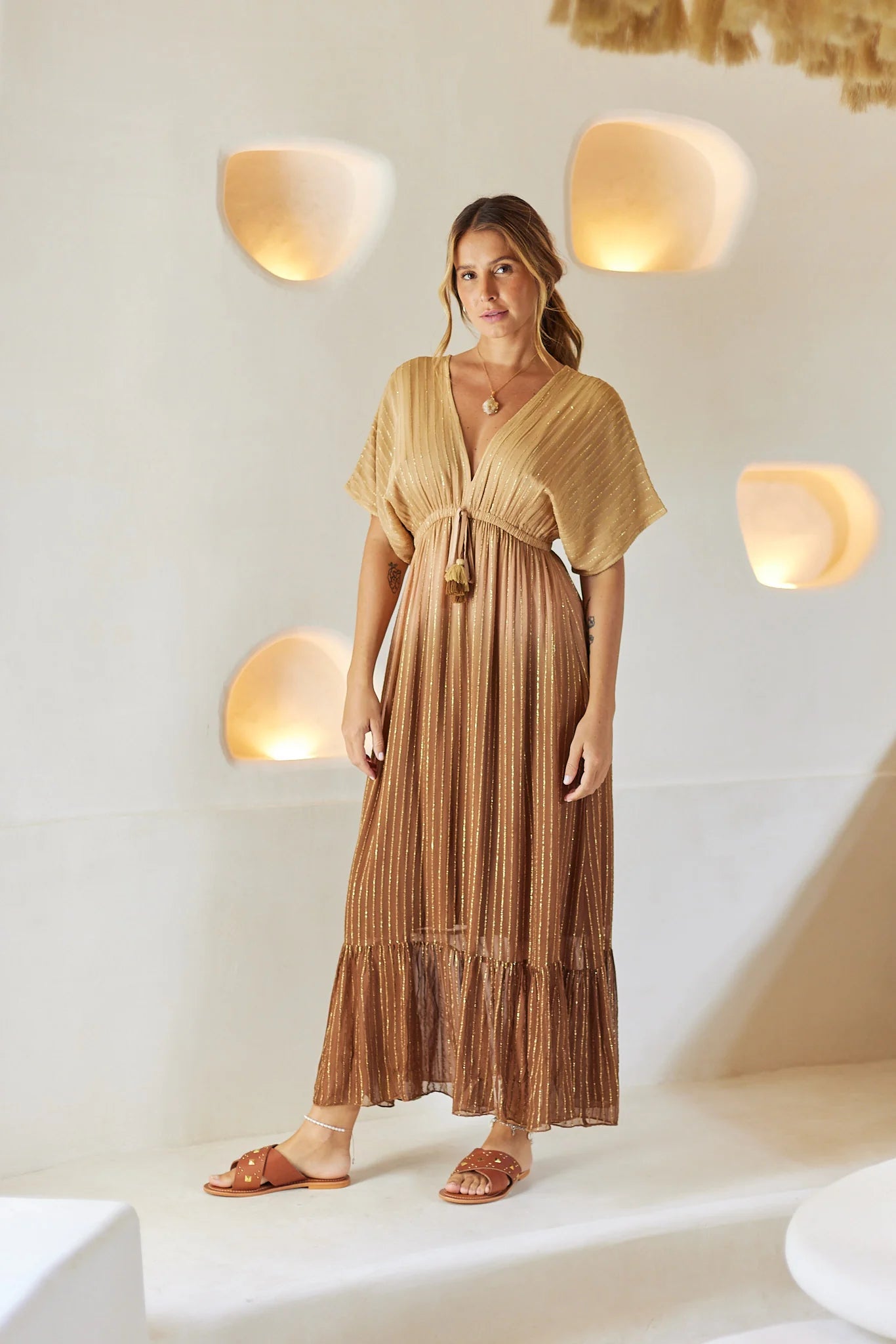 Z&L Mistic Sand Maxi Dress