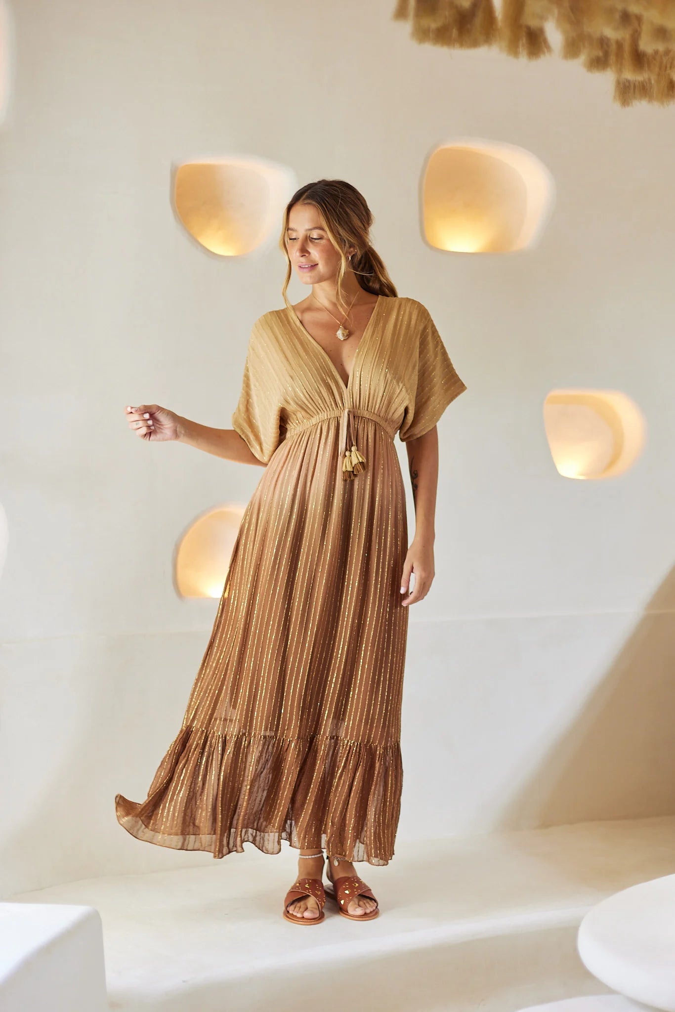 Z&L Mistic Sand Maxi Dress