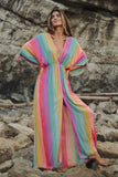 Z&L Harlequin Maxi Dress With Sleeve