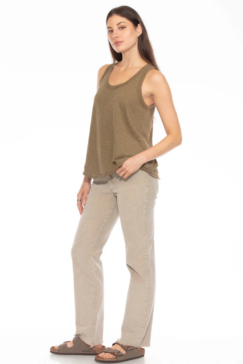 Hello Nite Bree Tank - Earthgreen