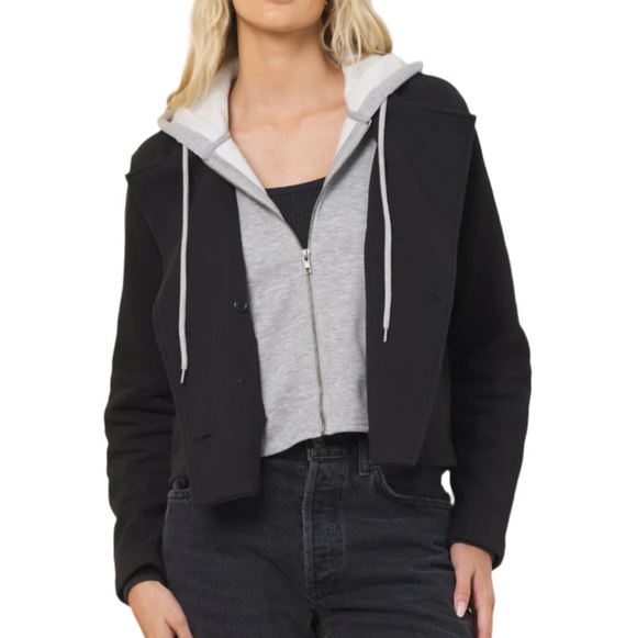 Vintage Havana Blazer w/ Hoodie Insert
