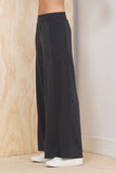 Vintage Havana Washed Black Jersey Flare Pant