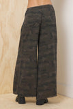 Vintage Havana Tencel Wide Leg Pant Camo