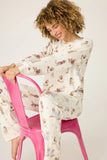PJ Salvage Ruff On The Range L/S Pant PJ Set