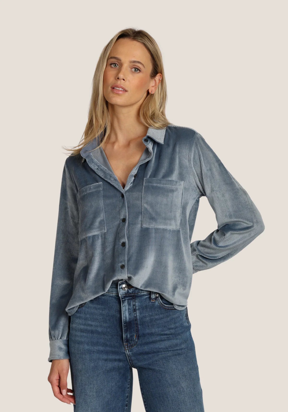 Dylan Maeve Corduroy Shirt - Denim