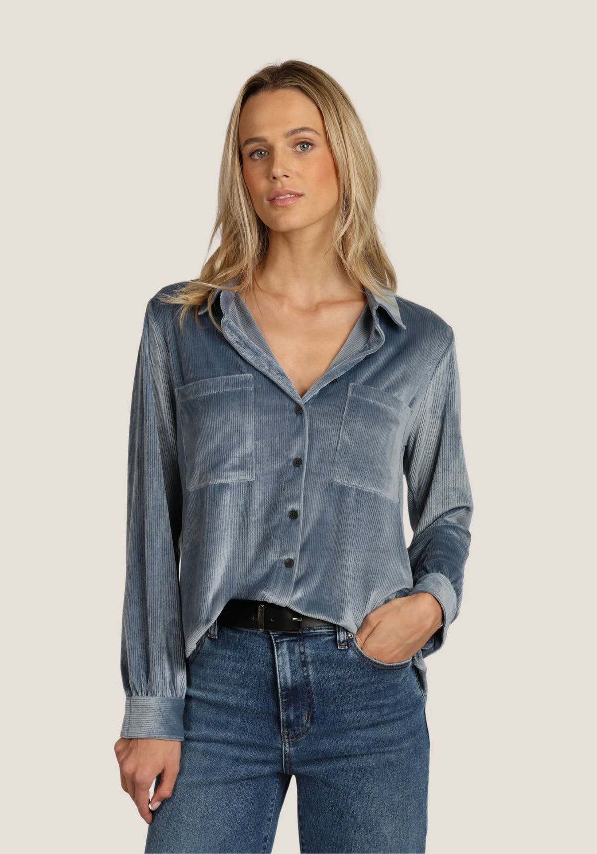 Dylan Maeve Corduroy Shirt - Denim