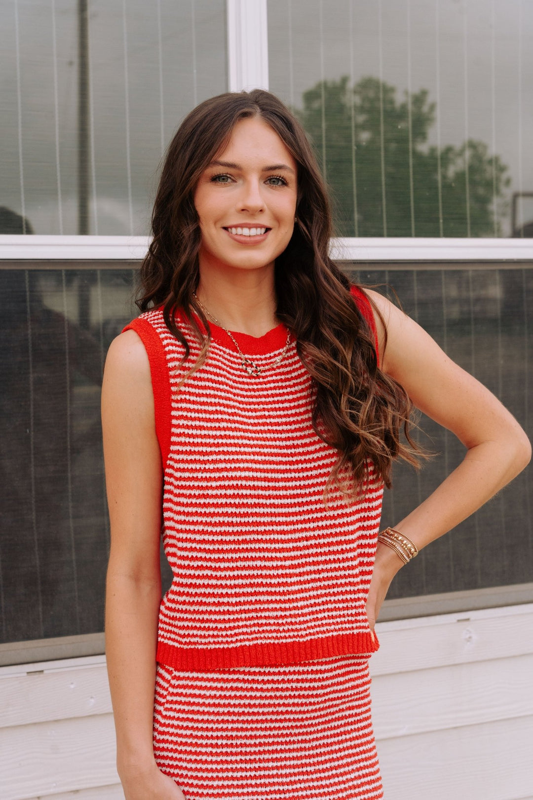 Olivaceous Brooke Knit Top