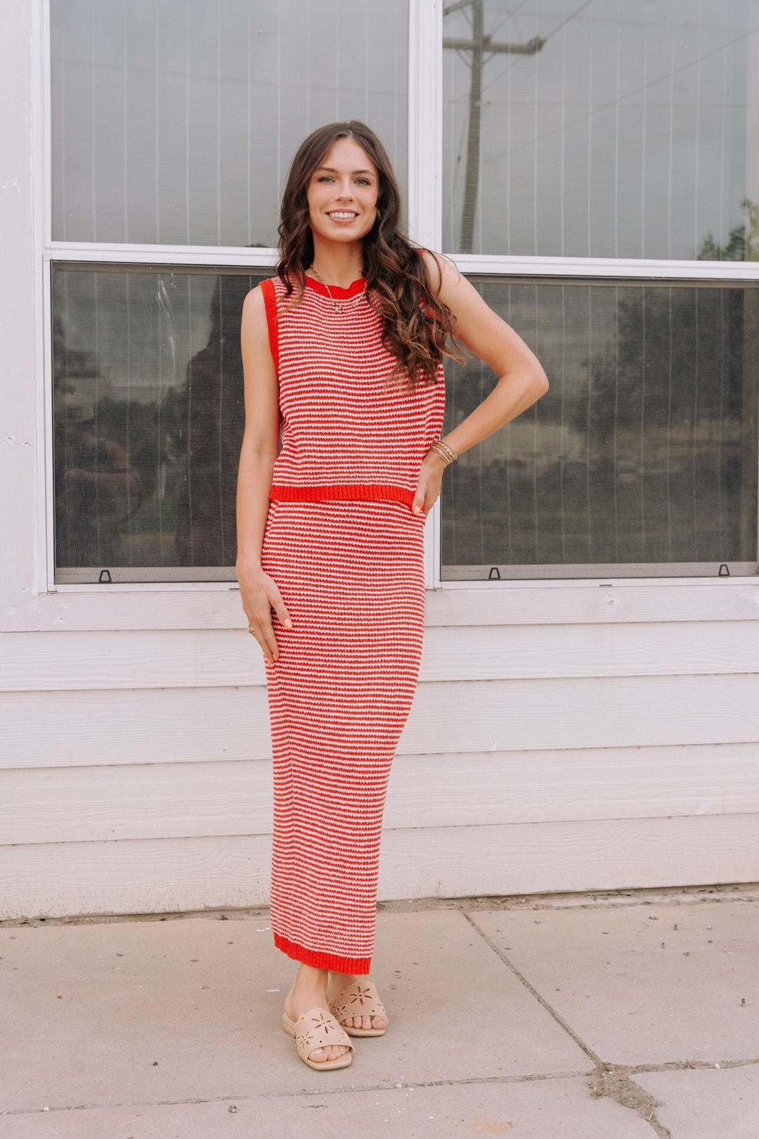 Olivaceous Brooke Knit Top