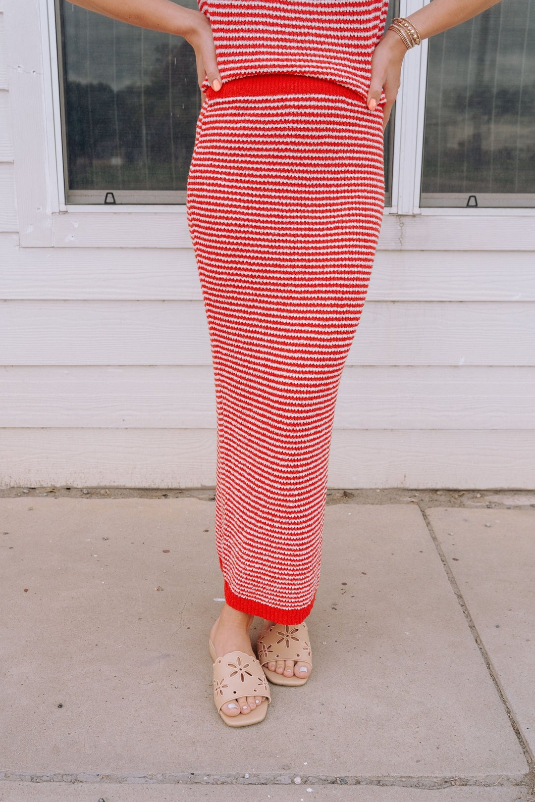 Olivaceous Brooke Knit Skirt