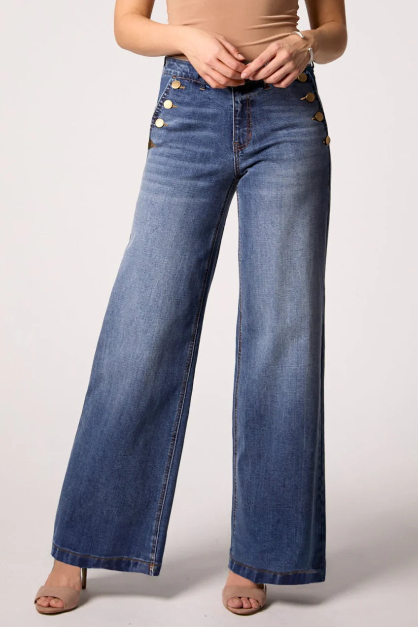 Blue Revival Selena Wide Leg Jeans