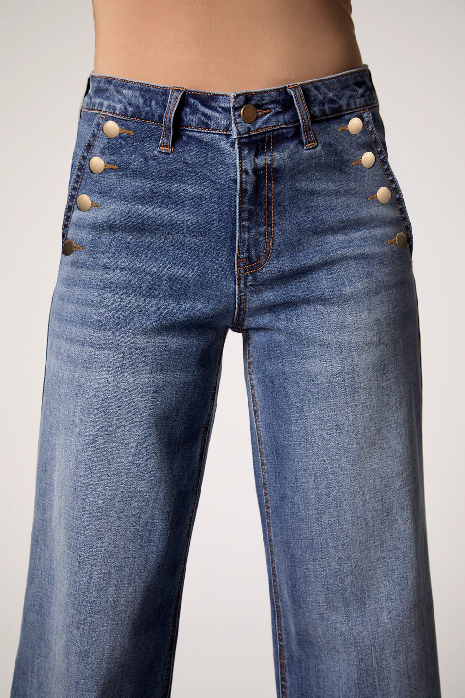 Blue Revival Selena Wide Leg Jeans