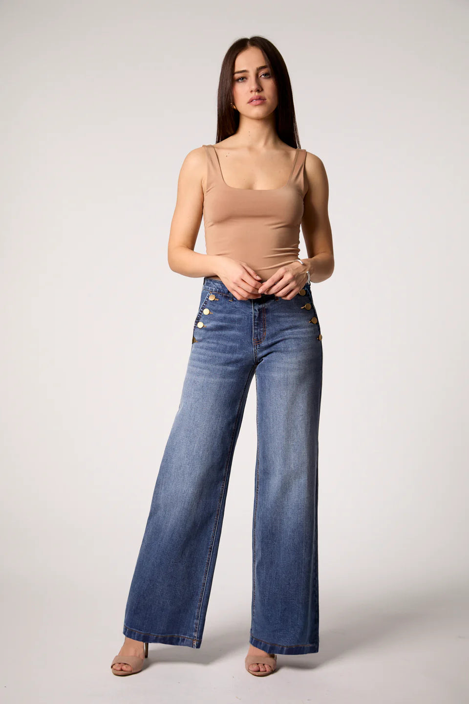 Blue Revival Selena Wide Leg Jeans