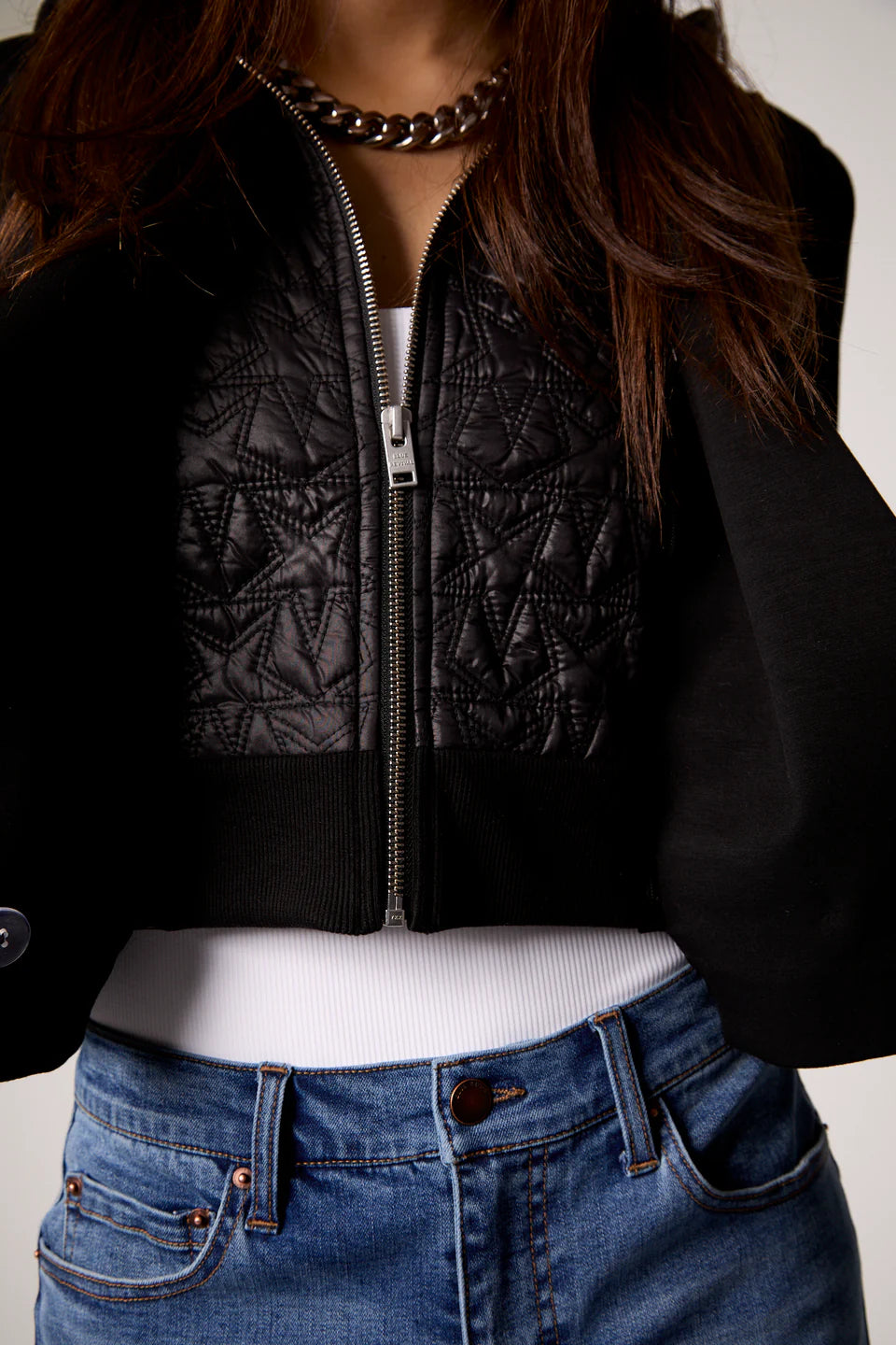 Blue Revival Fireside Cropped Blazer