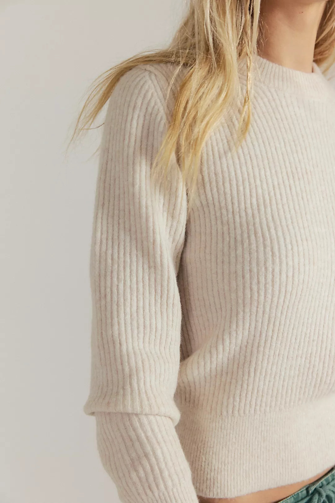 Free People Even After Pullover Sweater - Cream