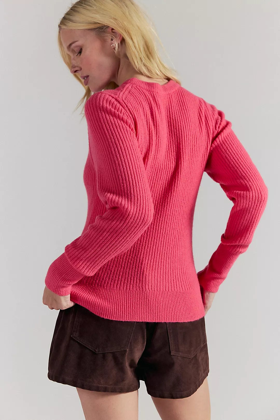 Free People Even After Pullover Sweater - Pink