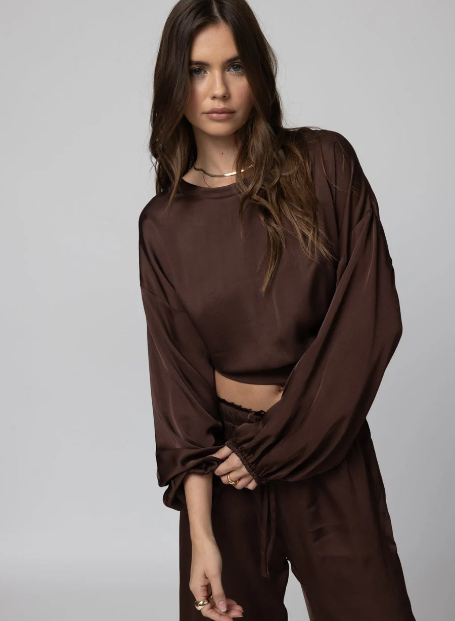 Stillwater Silky Pacific Long Sleeve Top