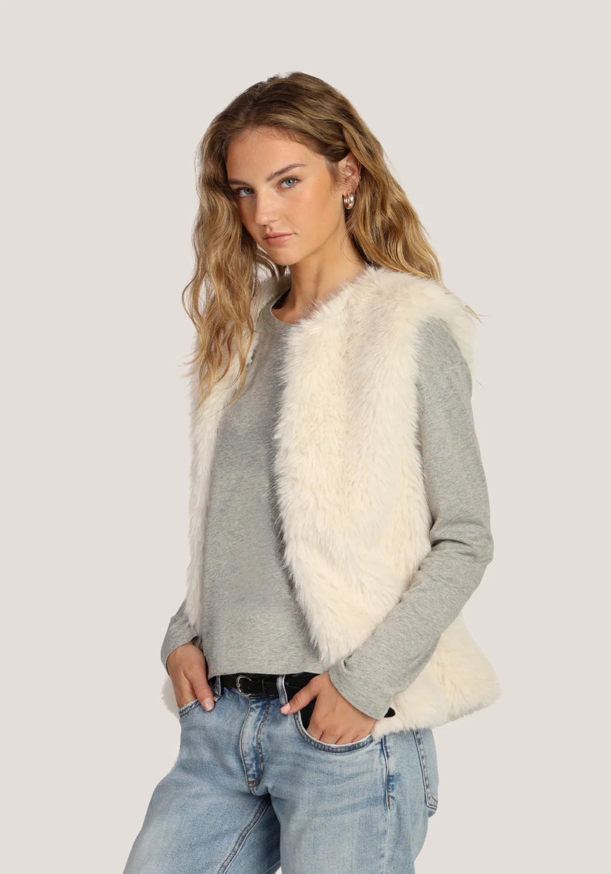 Dylan Ava Faux Fur Vest