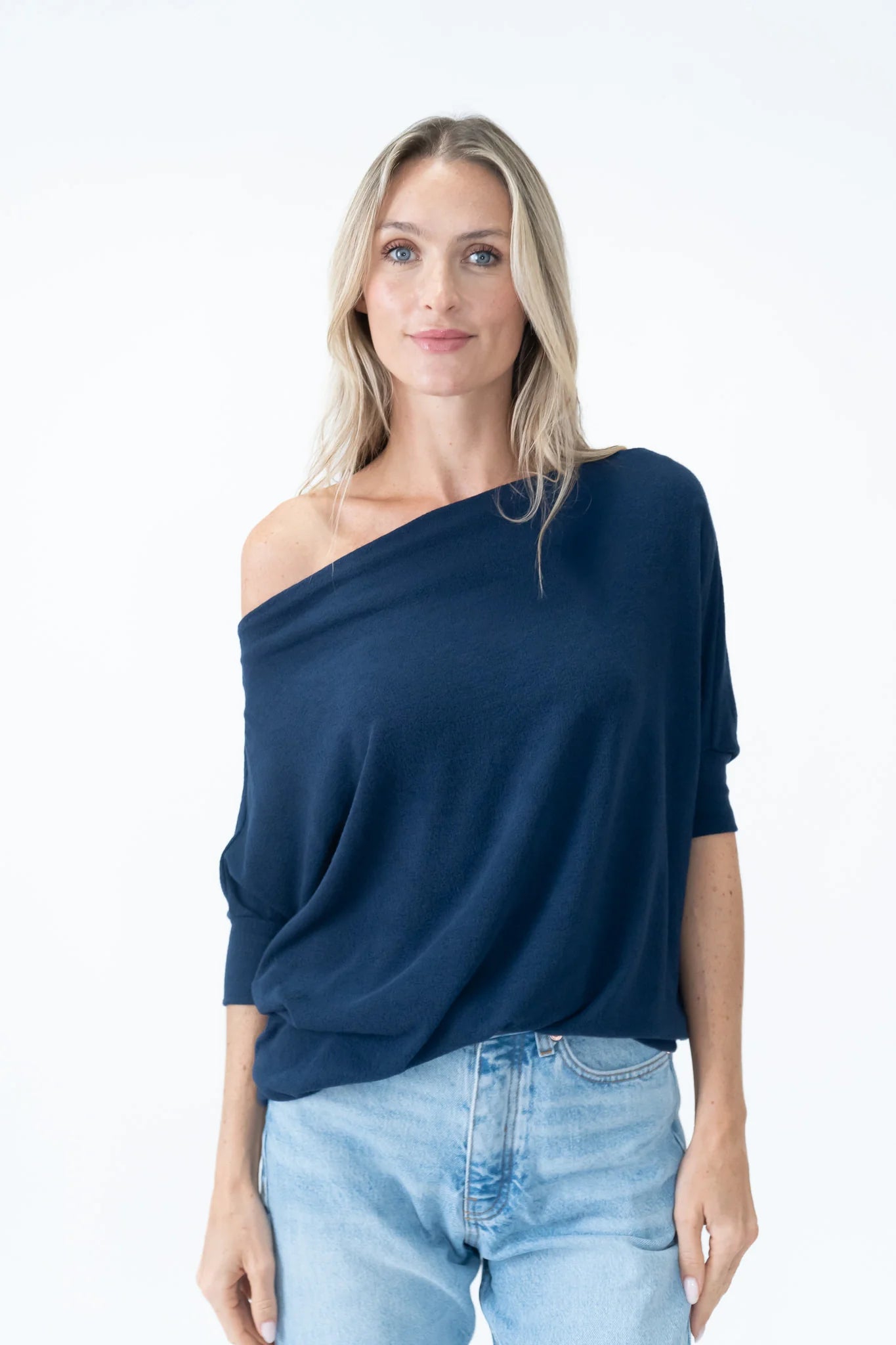 Six Fifty s/s Anywhere Top -Navy