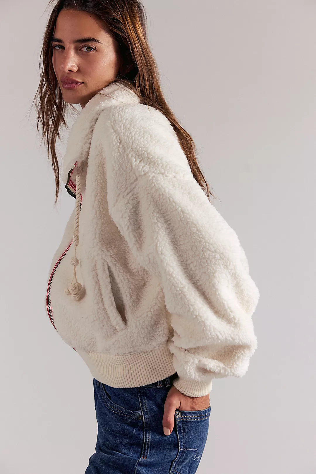 Free People Alpine Sherpa Cardi