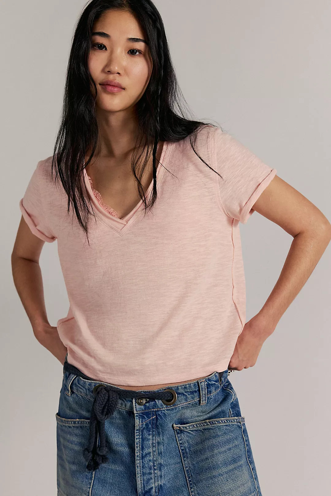 Free People Take 2 Tee - Peony