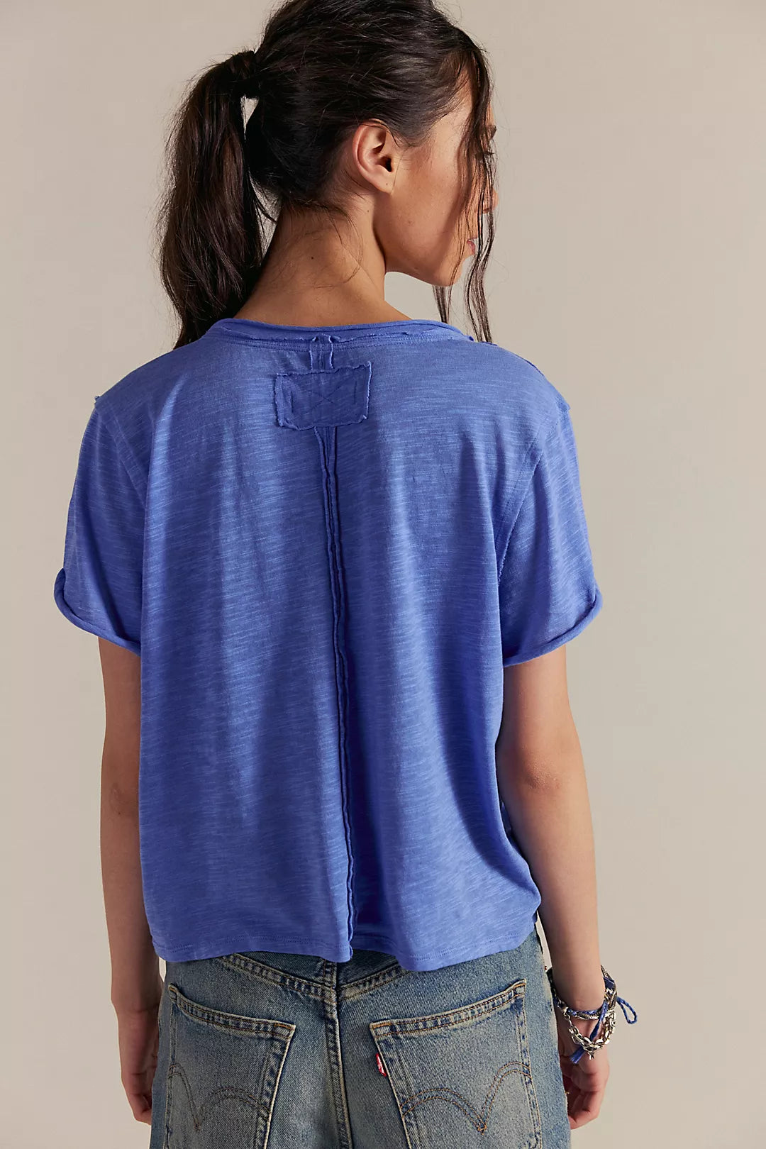 Free People Take 2 Tee - Cornflower