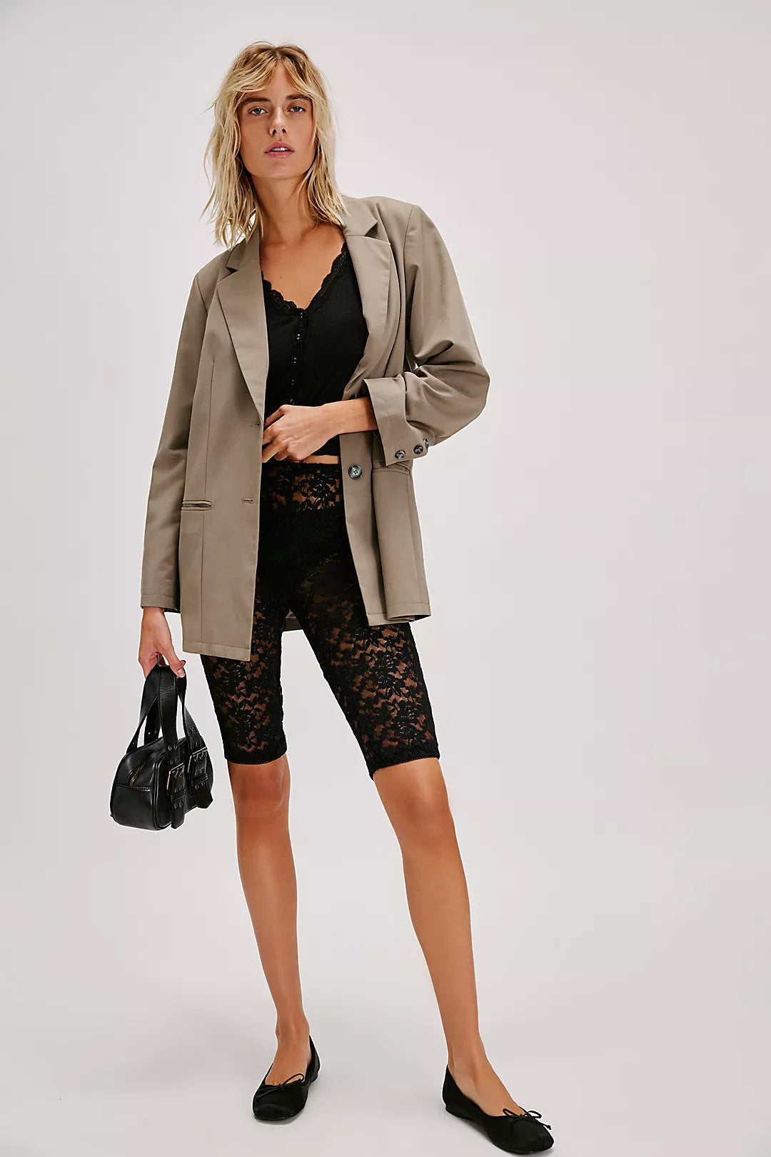 Free People Big Love Cardi - Black