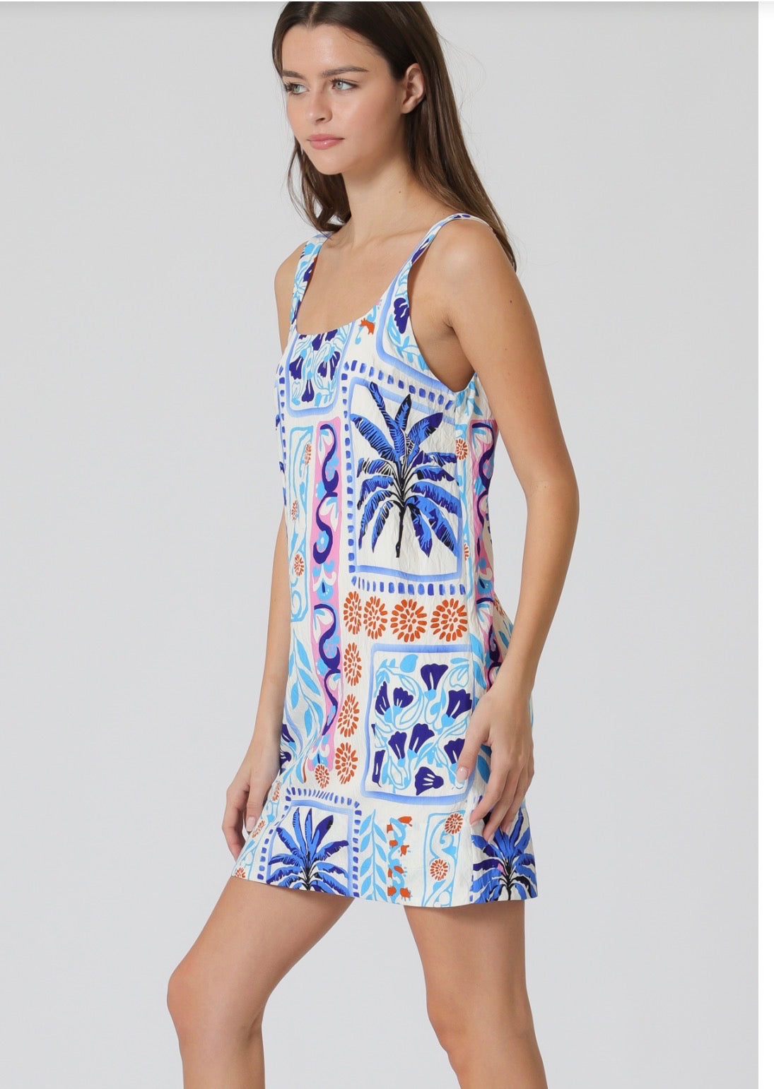 Aakaa Sleeveless Shift Dress