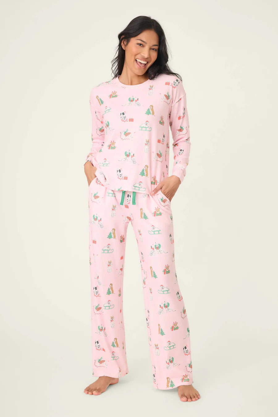 PJ Salvage Peace & Pawlidays PJ Set