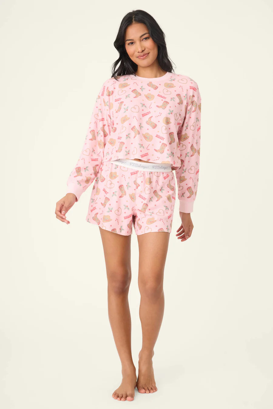 PJ Salvage Boyfriend Boxer Shorts PJ Set