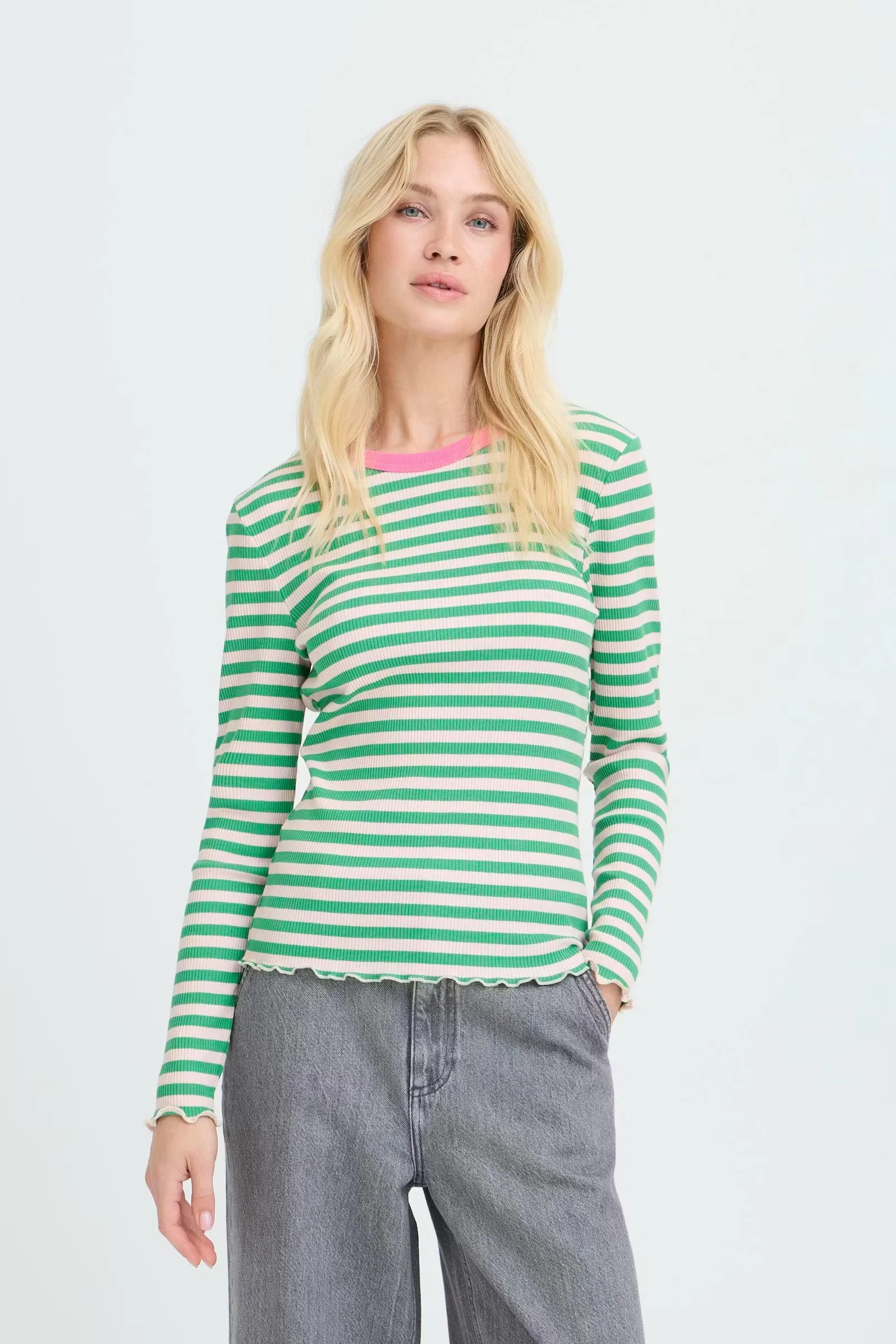 B-Young Bysinne Rib T-Shirt