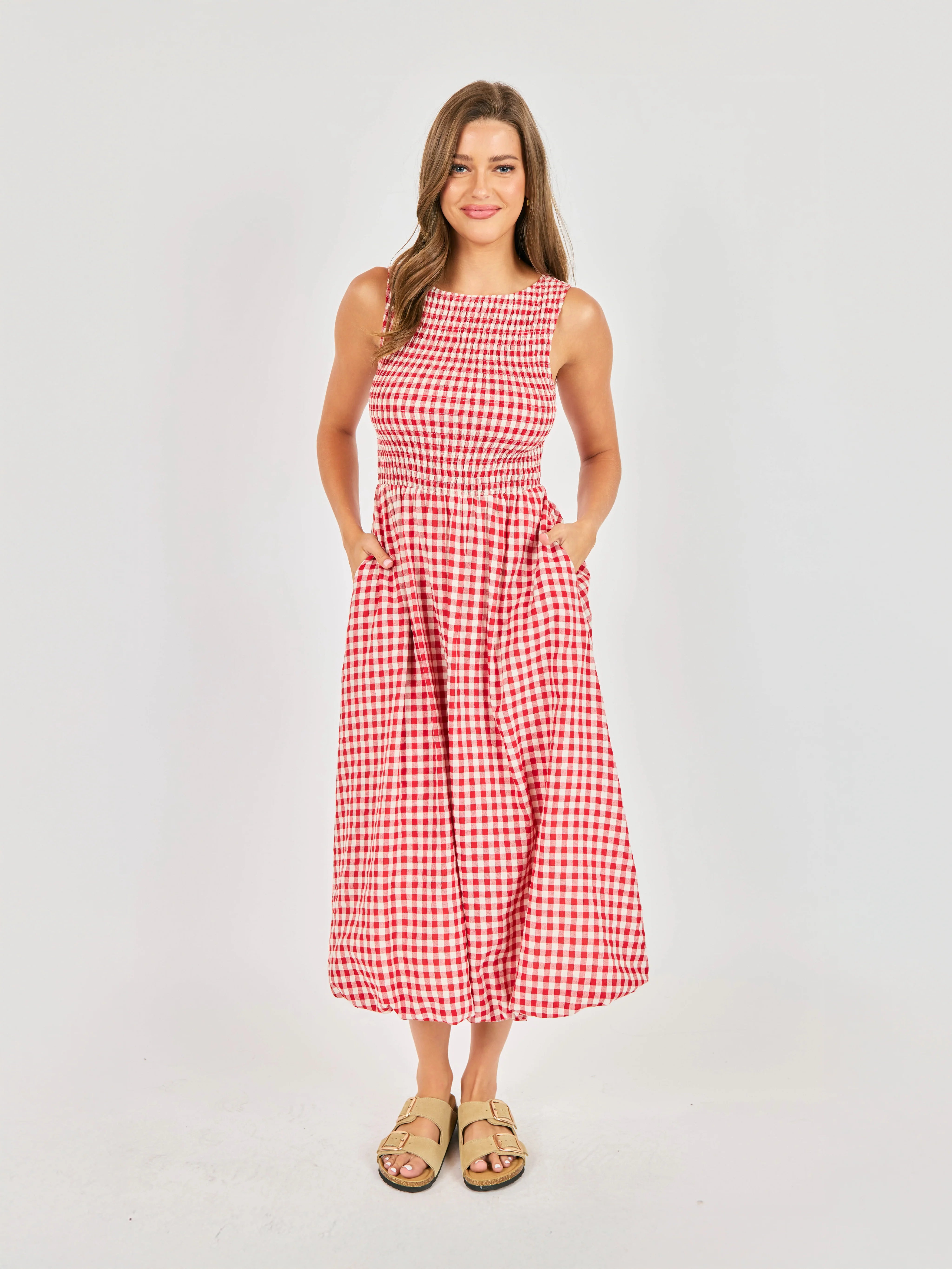Sadie & Sage Apple Butter Midi Dress