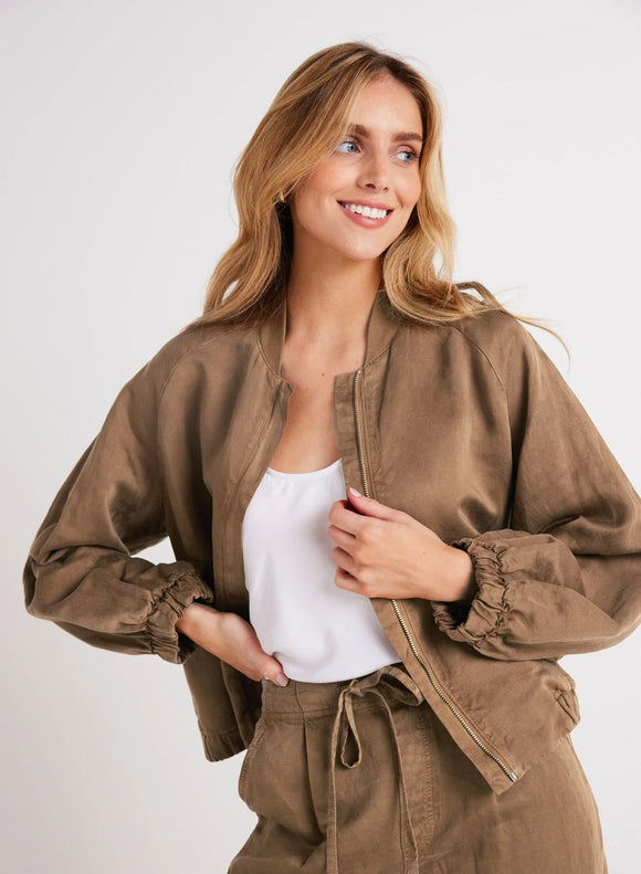 Bella Dahl Chloe Clean Bomber Jacket